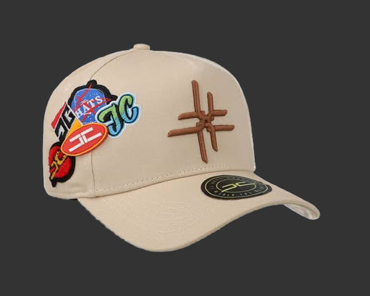 JC Hats - Logos Beige